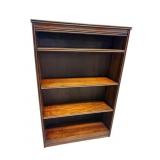 WALNUT OPEN BOOKCASE CLEAN CONDITION