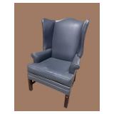 LEATHER WINGBACK RECLINER