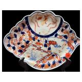 ANTIQUE IMARI PORCELAIN DECORATIVE TRAY