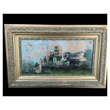 REVERSE PAINTING OF WEIDELBURG CASTLE