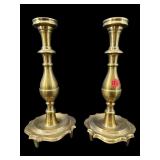PR OF HARVIN BRASS CANDLESTICKS