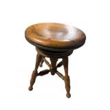 OAK PIANO STOOL