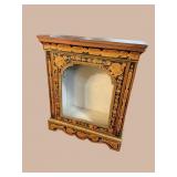 FRENCH MARQUETRY INLAID 1 DOOR CURIO