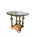 HOLLYWOOD REGENCY STYLE END TABLE