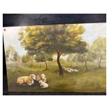 SHEEP FARM OIL ON CANVAS