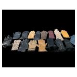 LARGE LOT OF WOMENS LEATHER GLOVES