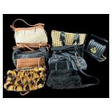 LOT OF 12 WOMENS PURSES AND HANDBAGS