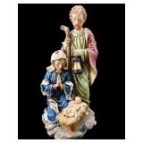 PLASTER JOESPH MARY JESUS TALL FIGURE