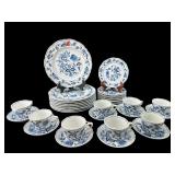35 PCS BLUE DANUBE CHINA