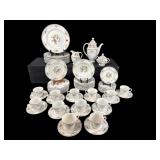 75 PCS ROYAL DOULTON KINGWOOD FINE CHINA