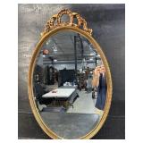 CAROLINA MIRROR CO RIBBON TOP CAMEO MIRROR