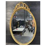 CAROLINA MIRROR CO RIBBON TOP CAMEO MIRROR