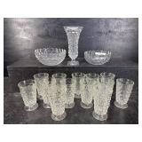 16 PC LOT OF AMERICAN FOSTORIA GLASS