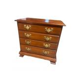 SOLID CHERRY 4 DRAWER SMALL CHEST