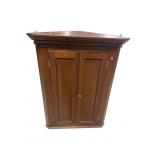 SOLID MAHOGANY HANGING CORNER CABINET