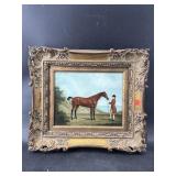 SIGNED SHIPLEY HORSE OIL ON CANVAS