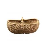 ANTIQUE WOVEN GATHERING BASKET