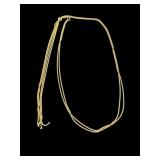 DESIGNER VICENZA ITALY STERLING NECKLACE;