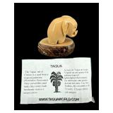 TAGUA NUT ELEPHANT FIGURINE