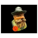 HAND CARVED FOLK ART VILLAGER LIGHTER