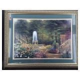 GOTHIC GARDEN PRINT ARTIST SIGNED
