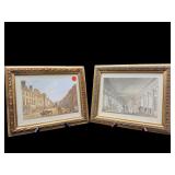 2 PRINTS OF ENGLAND DEPICTED IN THE 18TH CENTURY