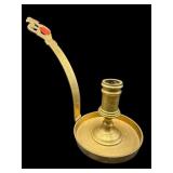 BRASS CHAMBERSTICK CANDLE HOLDER