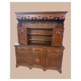 GRAND RAPIDS BOOKCASE CO. OAK WELSH CUPBOARD