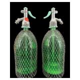 LOT OF 2 ANTIQUE SELTZER BOTTLES
