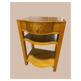 OAK FINISH RADIO TABLE