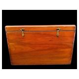 19TH CENTURY SIGNED NELSON DOVETAIL DOCUMENT BOX