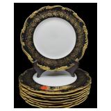 Set of 8 COALPORT HAZELTON DINNER PLATES