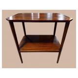 MAHOGANY INLAID SIDE TABLE