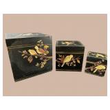SET OF 3 WOODEN NESTING BOXES