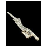 ARTICULATED VINTAGE TIGER SHOULDER BROOCH