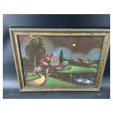 MCM PAINTING OF A RIVER COTTAGE