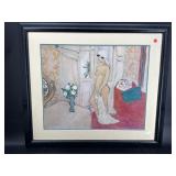 HENRI MATTIS REPRODUCTION PRINT OF PINK NUDE