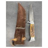 SOLINGEN GERMANY 10.5 INCH FIXED BLADE KNIFE