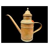 SMALL COPPER TEAPOT WITH LID