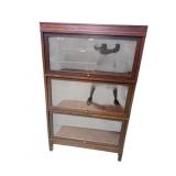 CLEAN 3 STACK MAHOGANY BOOKCASE