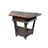 19TH CENTURY ENGLISH OAK CONSOLE TABLE