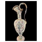 AS IS EXTRA LARGE MAJOLICA EWER