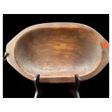 SMALL WOODEN DOUGH BOWL