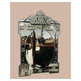 ETCHED VENETIAN MIRROR