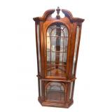 PULASKI CHERRY CORNER CURIO