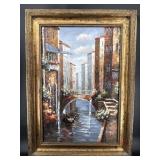 TEXTURED OIL ON CANVAS SIGNED JIM