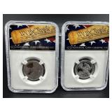 2010, 2012 PROOF QUARTER DOLLARS