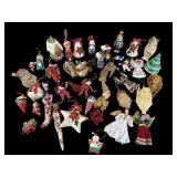 LARGE LOT OF CHRISTMAS ORNAMENTS