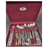 LARGE SET OF VERSAILLES ORNATE STAINLESS FLATWARE
