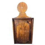 19TH CENTURY DOVETAIL DOUBLE CANDLE BOX